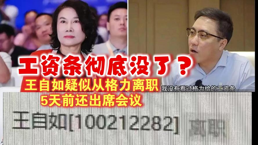 王自如入职格力能为格力带来什么「王自如疑从格力离职是哪一集」 金融财经